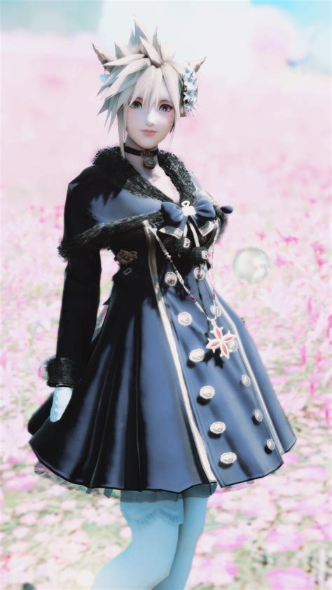 Outfit includes Dress, Shoes, Fur Boa, and Bracelet. . Ff14 glamour dresser